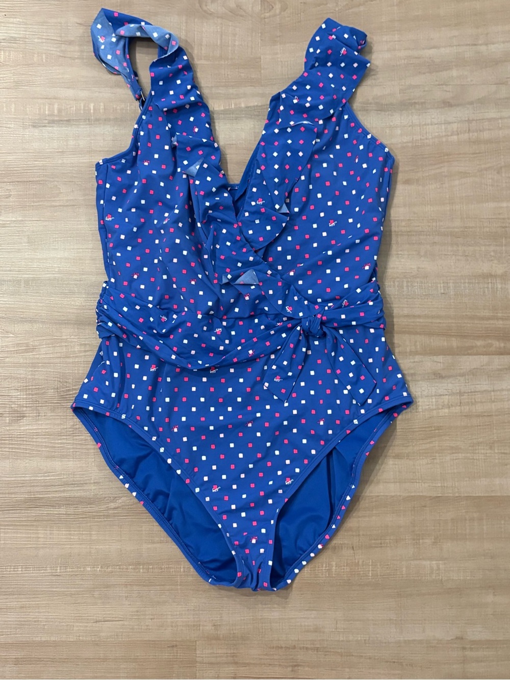 Lilly Pulitzer blue swimsuit size 16